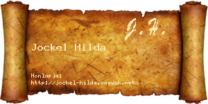 Jockel Hilda névjegykártya